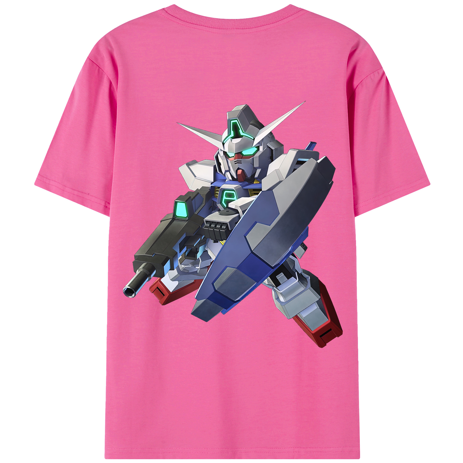 （画像用） 機動戦士ガンダム Mobile Suit Gundam レディース半袖Tシャツ(バックプリント)